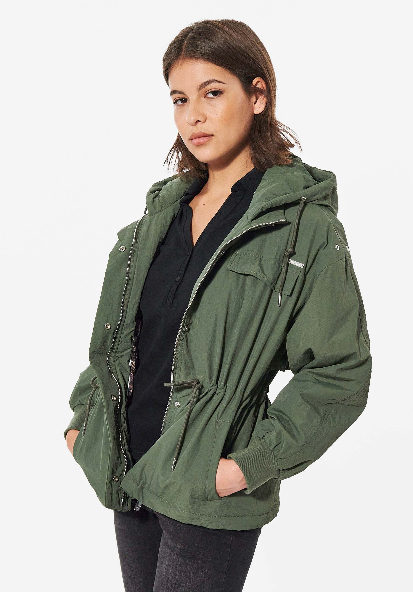 DWEN   Blouson kaki Femme