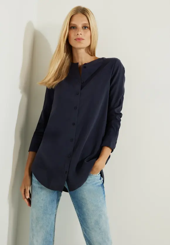 CECIL Longbluse in Unifarbe