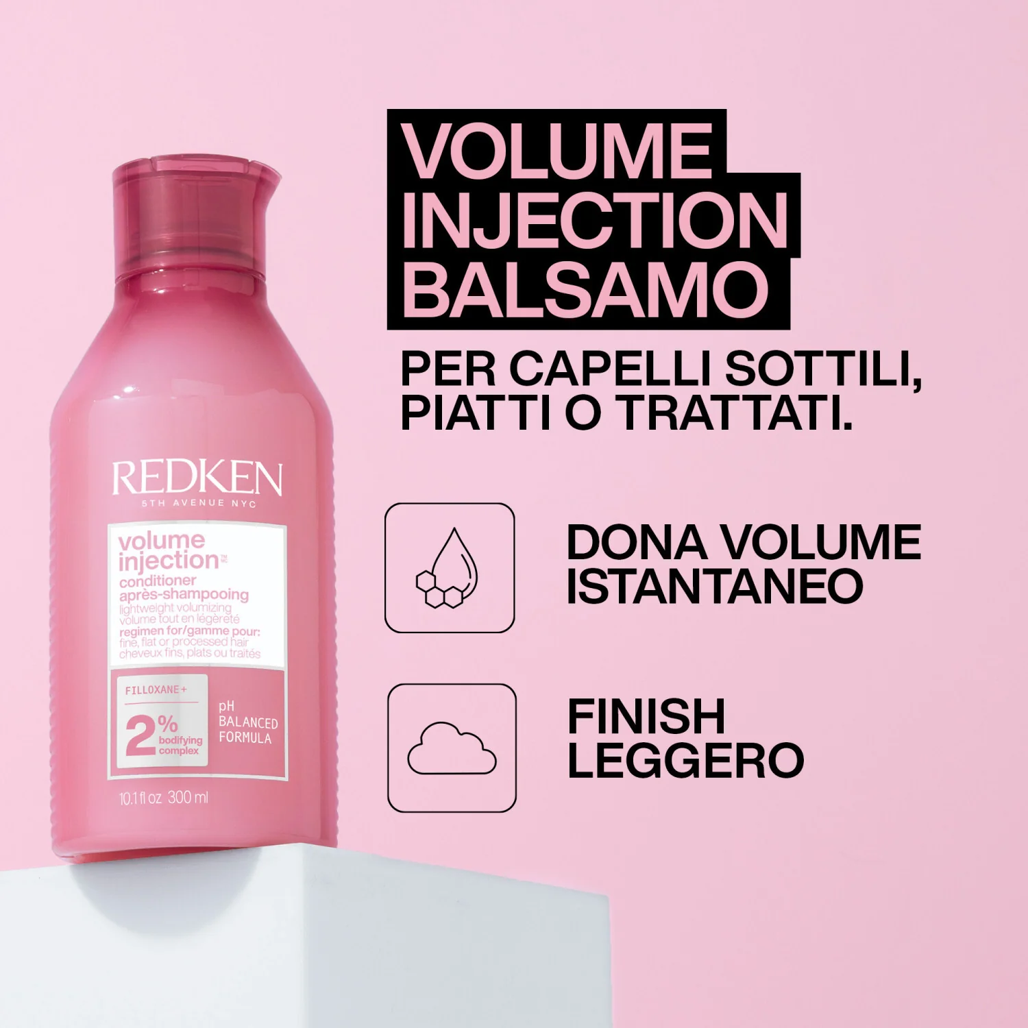 Weihnachtsgeschenkset „Volumen-Injektion“: Shampoo, Spülung & One United für feines Haar – Haar-Geschenksets, Volumen-Shampoo, Volumen-Spülung