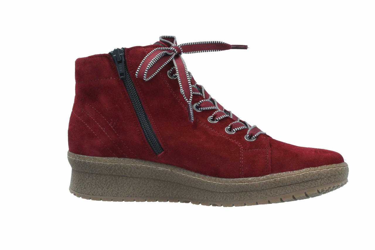 SEMLER Schnür-Stiefeletten rot Ilona