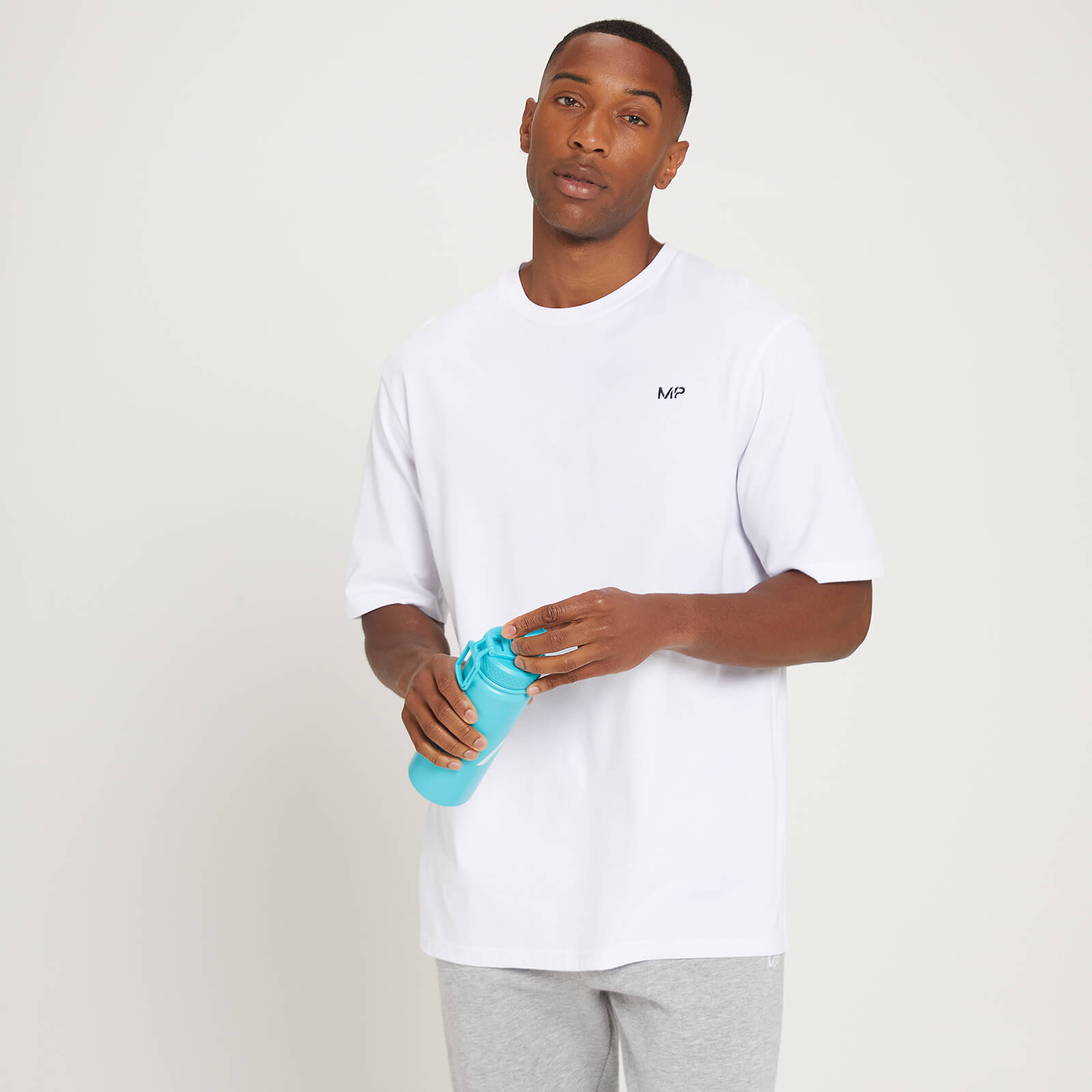 T-shirt oversize MP pour hommes – Blanc
