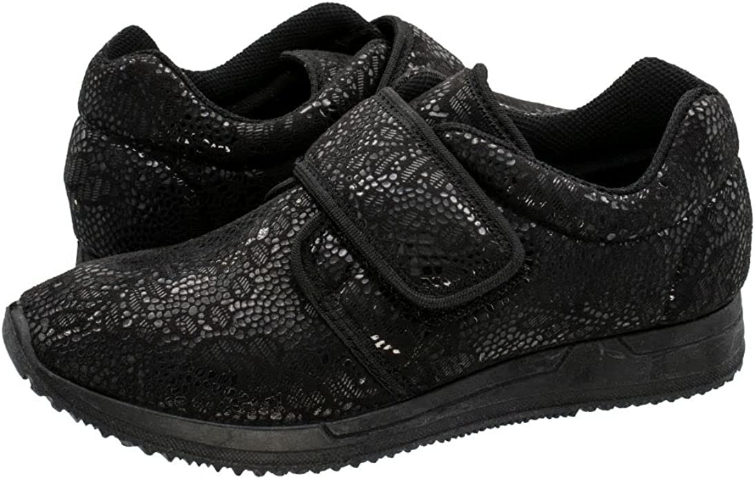 FISCHER MARKENSCHUH Komfort Slipper schwarz
