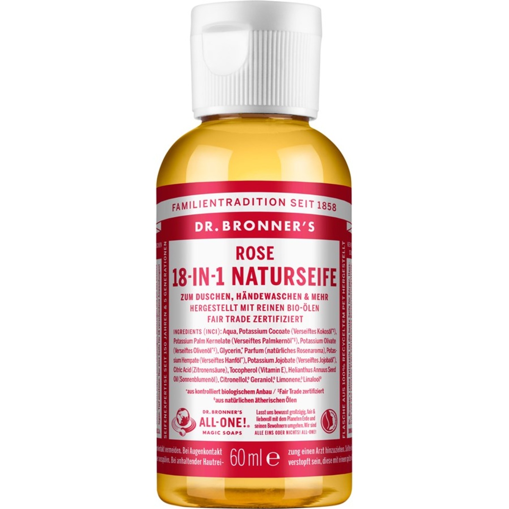 dr. bronners Rose 18-in-1 Natural Soap Gel douche