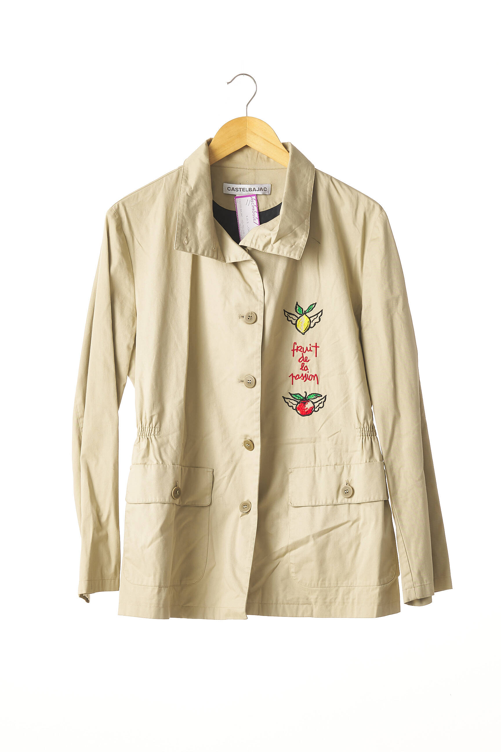 Castelbajac Impermeables Trenchs Femme couleur beige