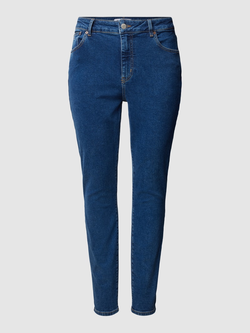 PLUS SIZE Jeans im 5-Pocket-Design Modell 'MELANY' in dunkelblau