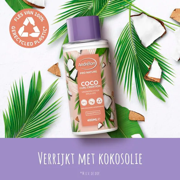 Andrélon Pro Nature Coco Curl Creation sampon 400ml