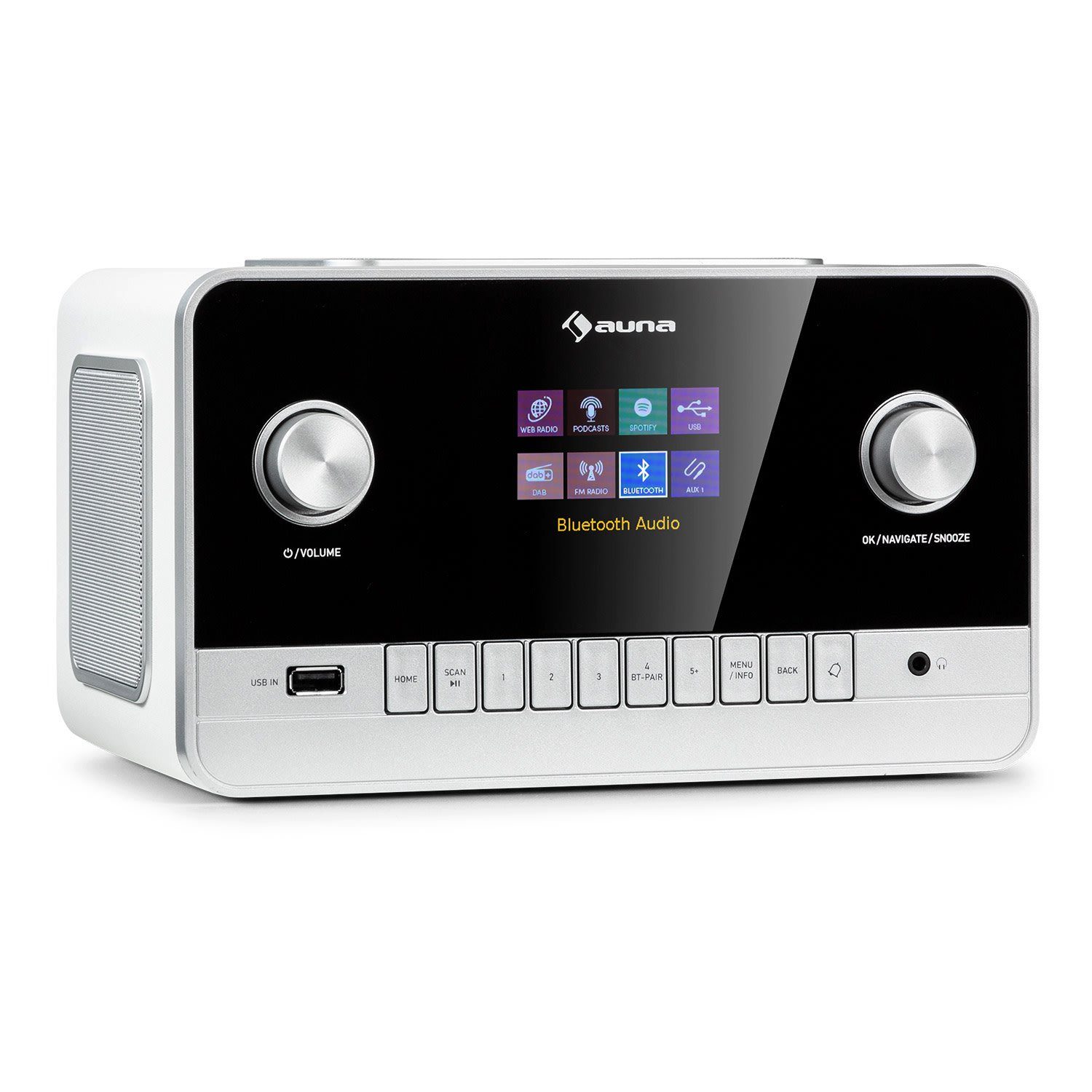 Auna Connect 150 MKII 2.1-Internetradio DAB/DAB+/FM Spotify BT 2,8