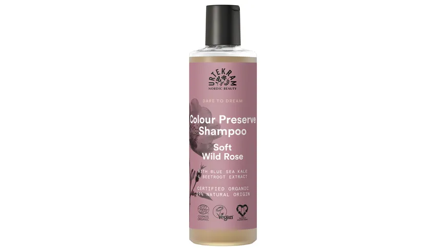 URTEKRAM Shampoo Soft Wild Rose 250 ml