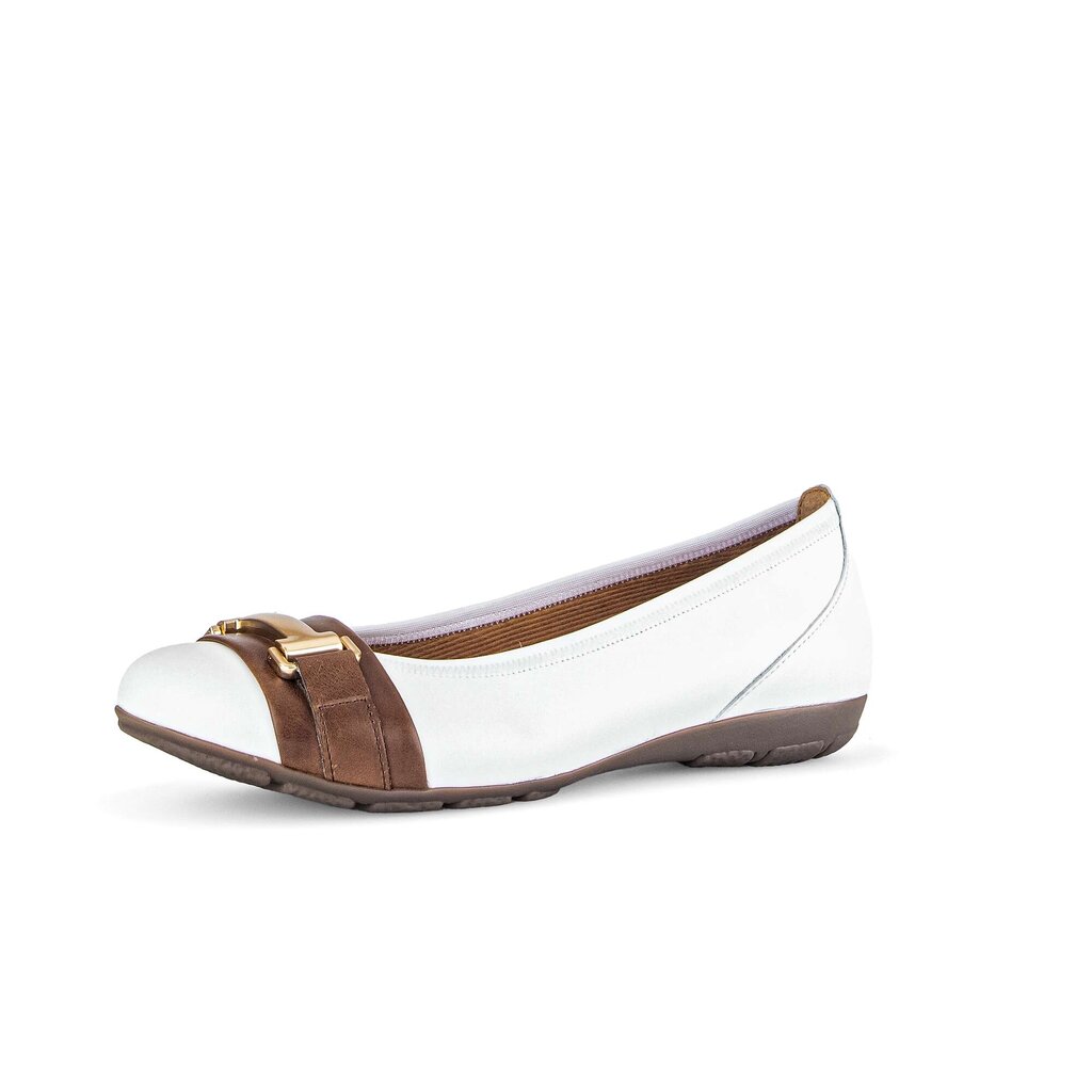 Gabor fashion Sportliche Ballerina weiß