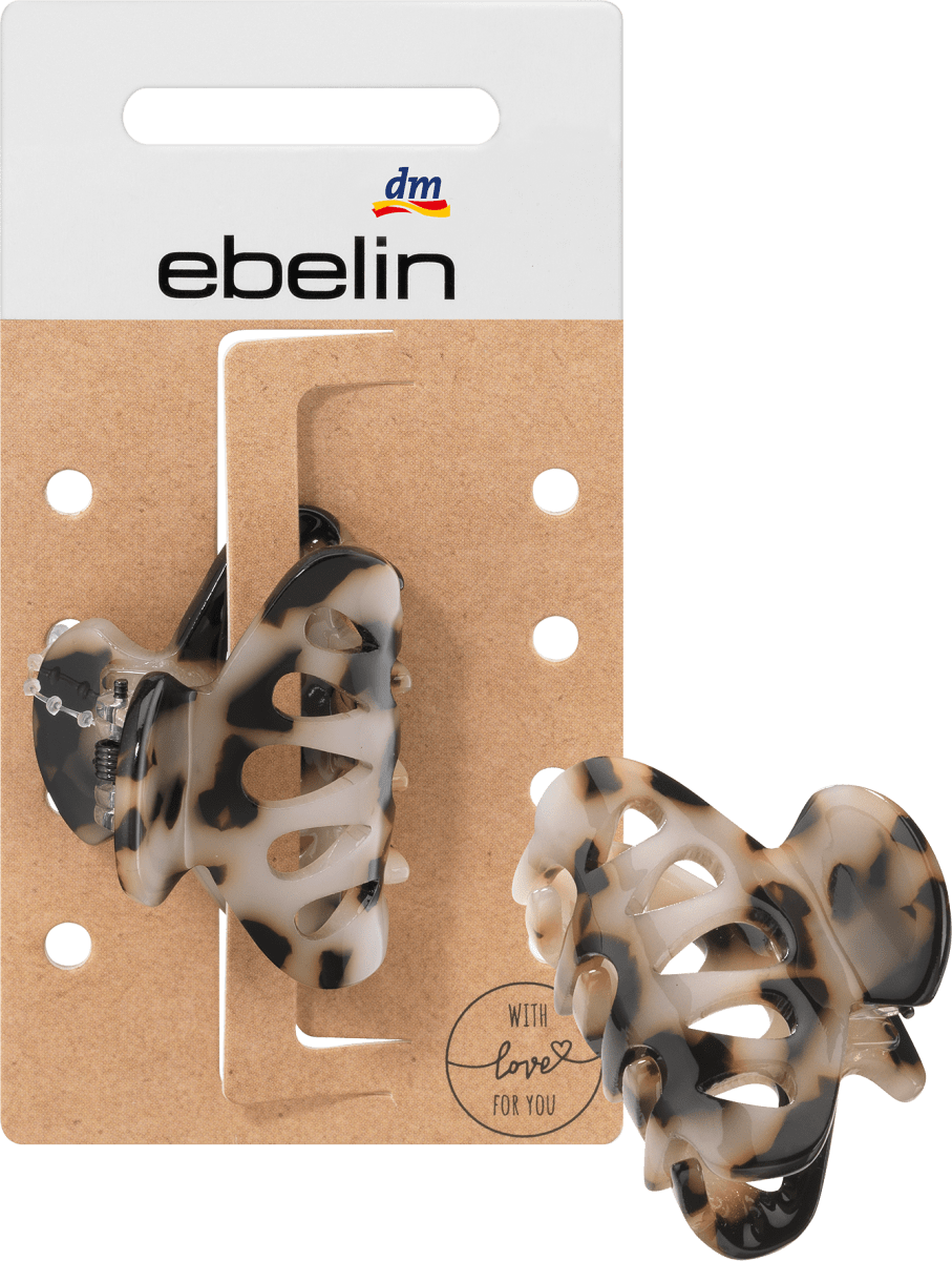 Haarspange klein T-Shell Optik, 1 St
