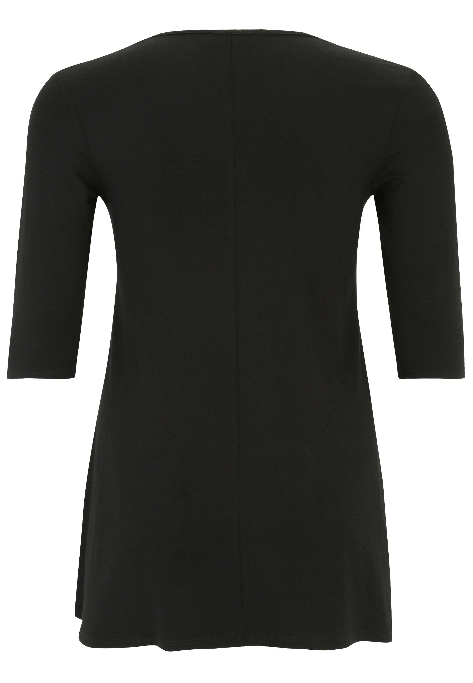 Doris Streich Tunika Long-Shirt mit Reißverschluß