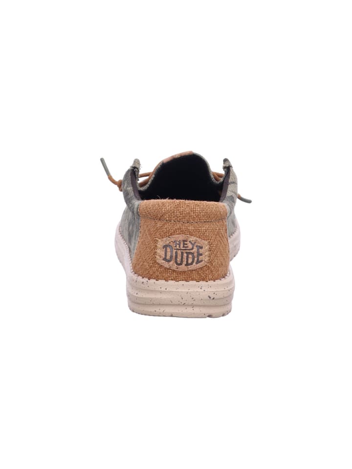 Hey Dude Herren Halbschuhe Wally in Grün günstig kaufen