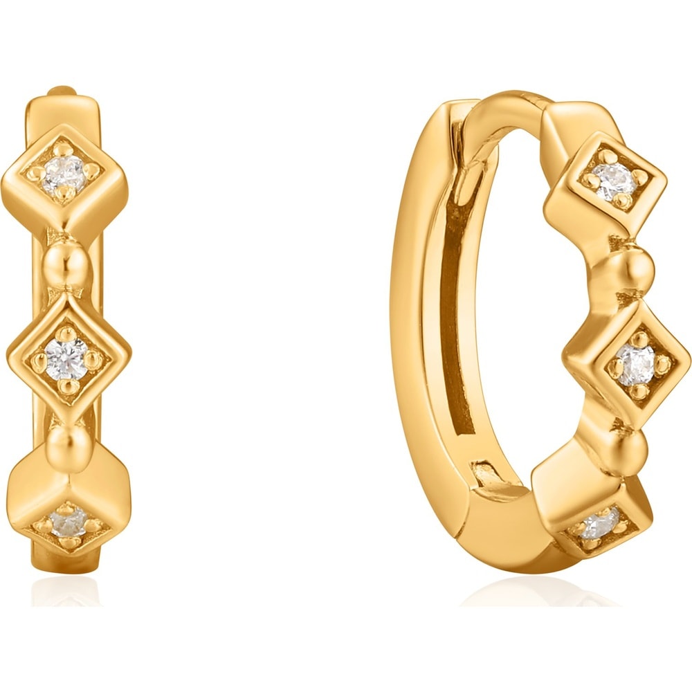 Ania Haie Créoles 925 Argent Boucles d'oreilles