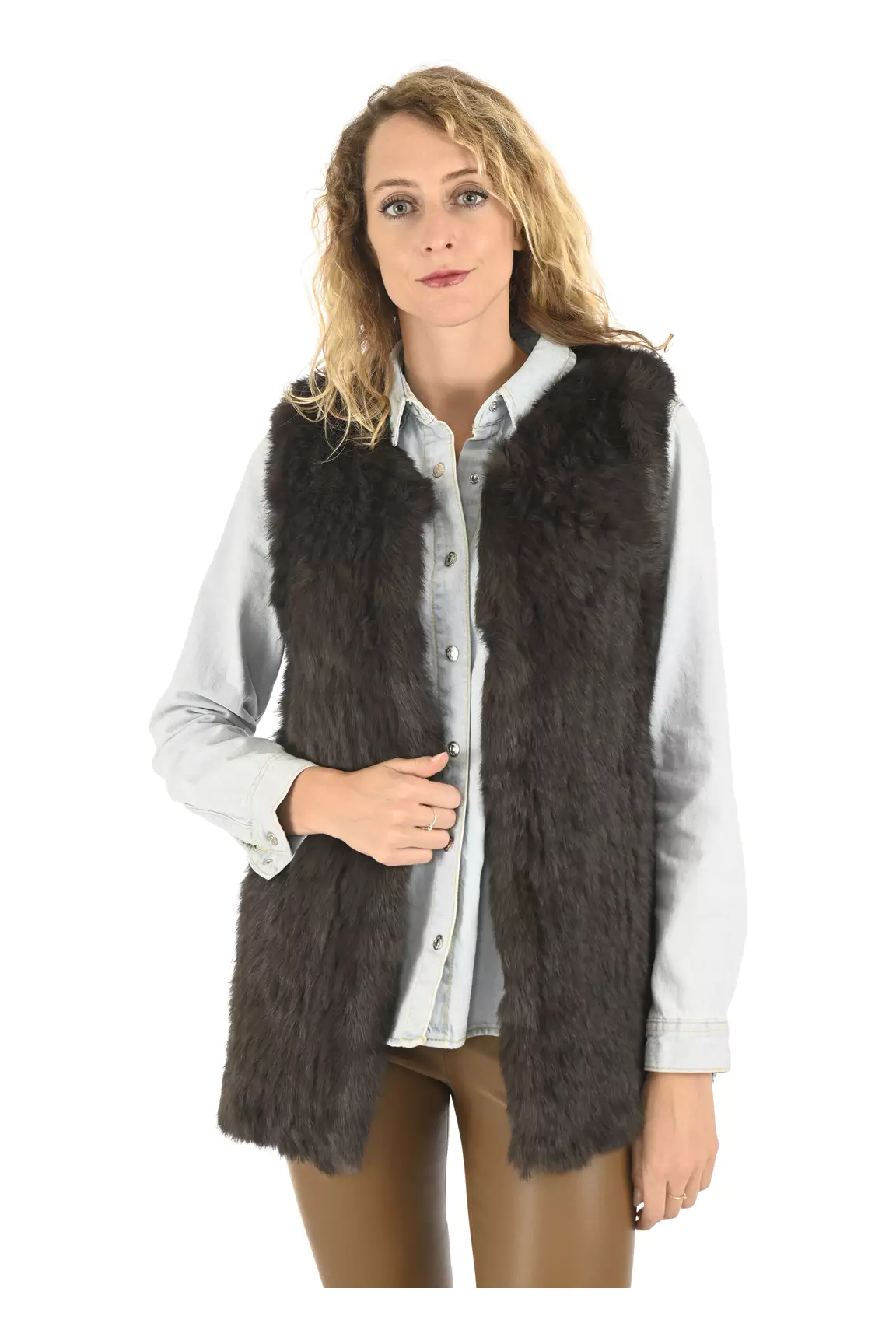 La Canadienne Autres Gilets Femme couleur vert