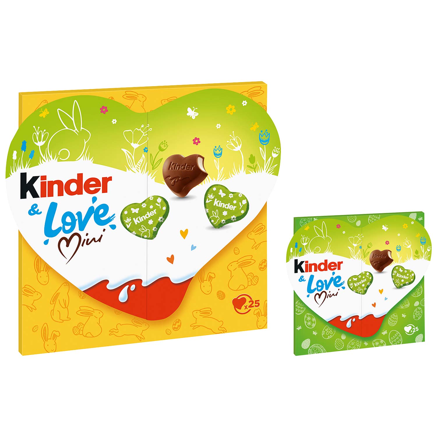 kinder & Love Mini Herzen Ostern 107g