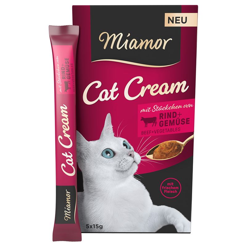 Miamor Cat Cream Rind + Gemüse zu TOP-Preisen