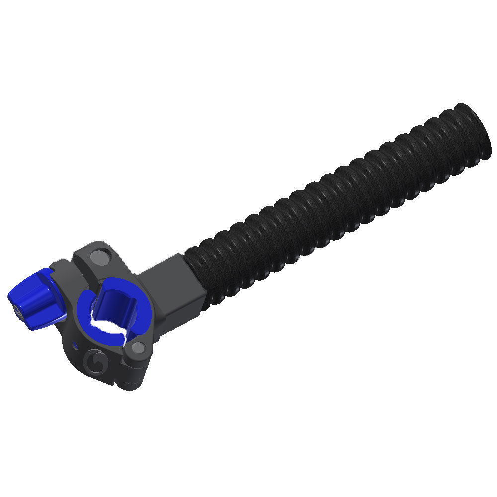 Garbolino Multigrip Offene EVA-gezahnte rechte Rückenstütze 15 cm