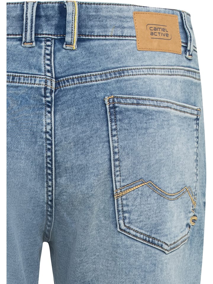 Camel Active Jeans - Tapered Fit -  in Hellblau günstig kaufen