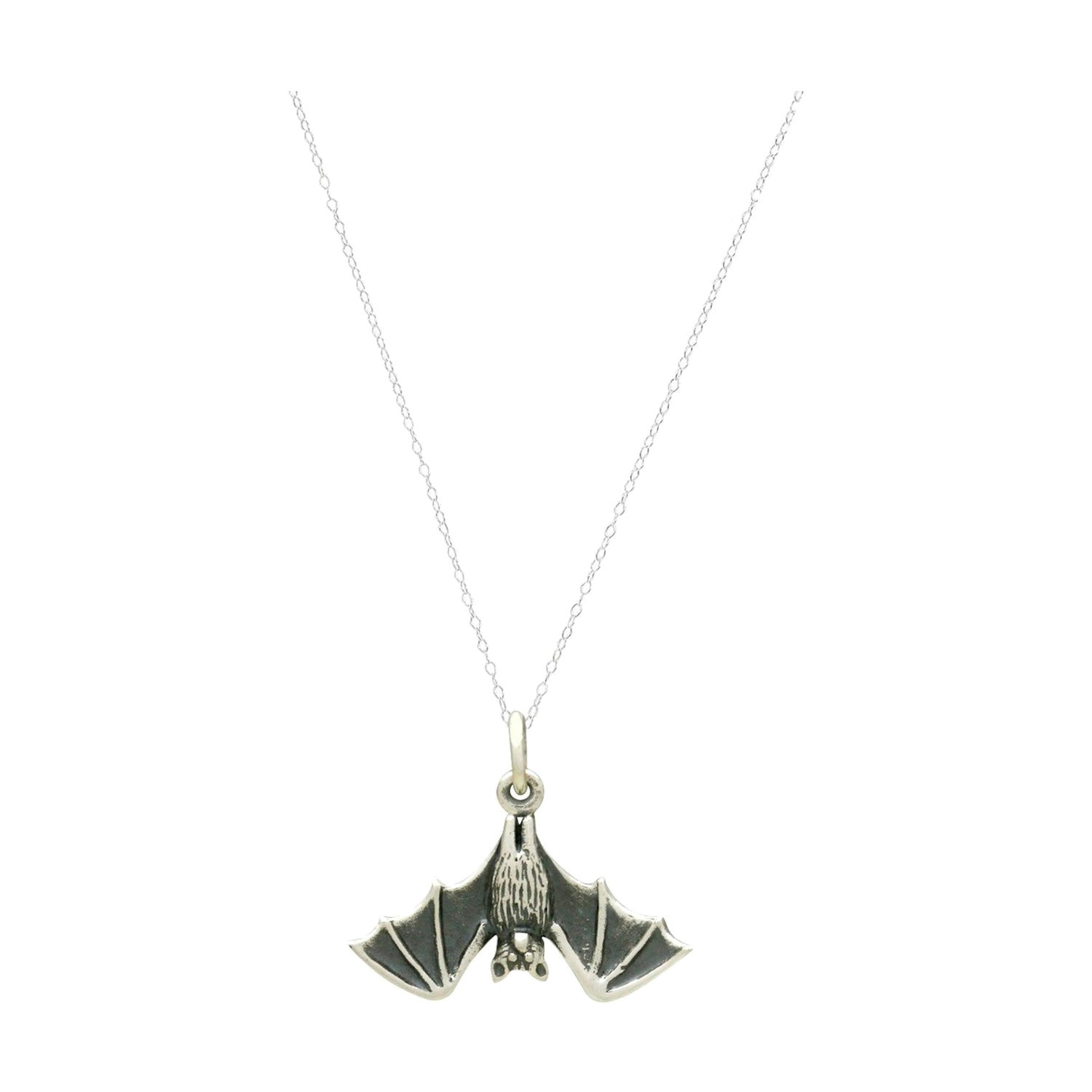 Halskette mit Anhänger '3-D Fledermaus'