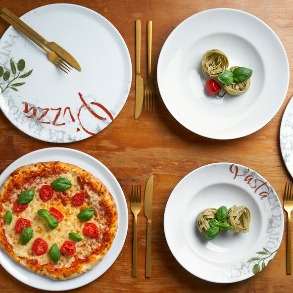 Pizzateller Wellco, 33 cm, 6er Set