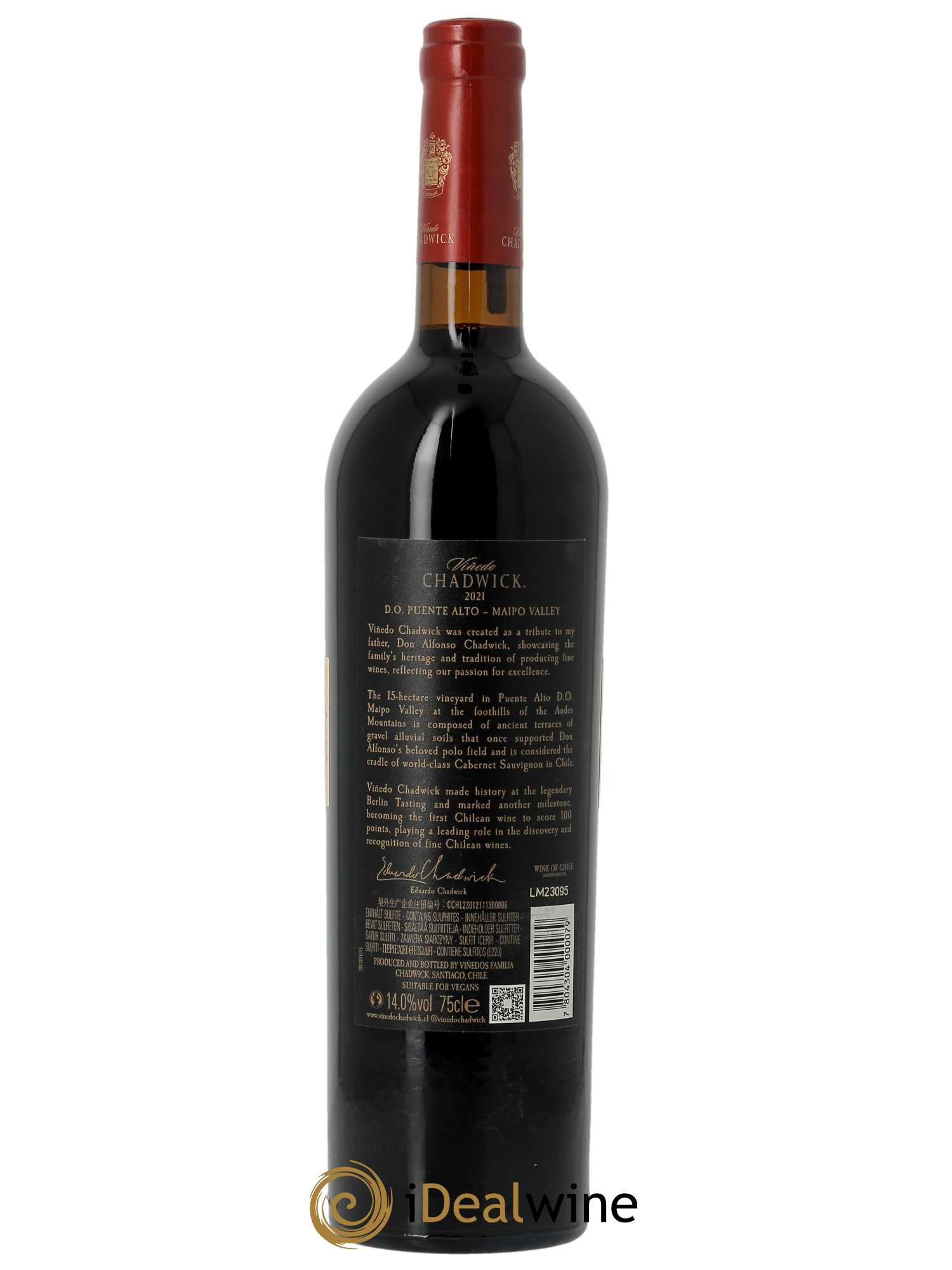 Alto Maipo Vinedo Chadwick (CBO à partir de 3 BTS) 2021 - Lot de 1 Bouteille