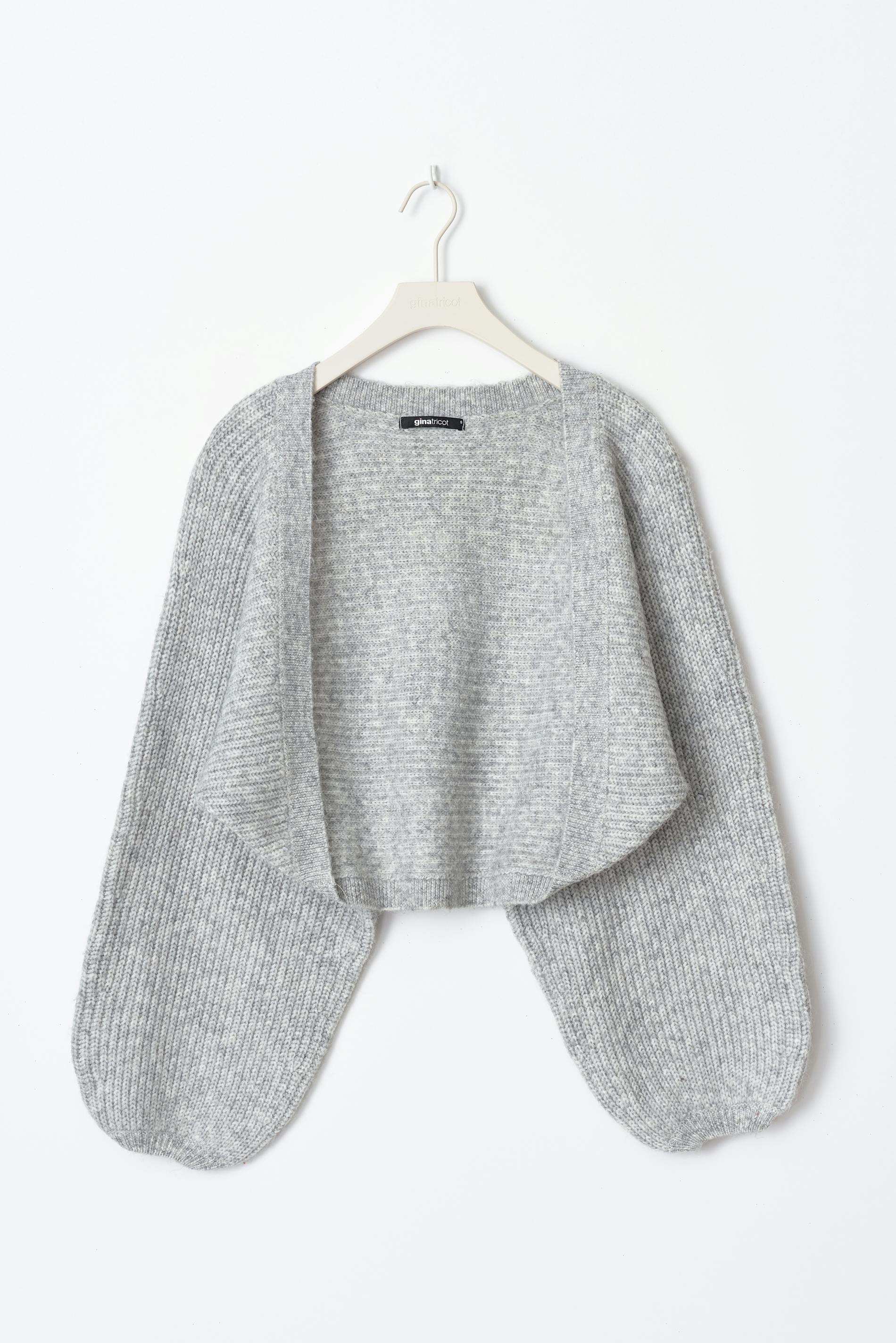 Oversized knitted bolero