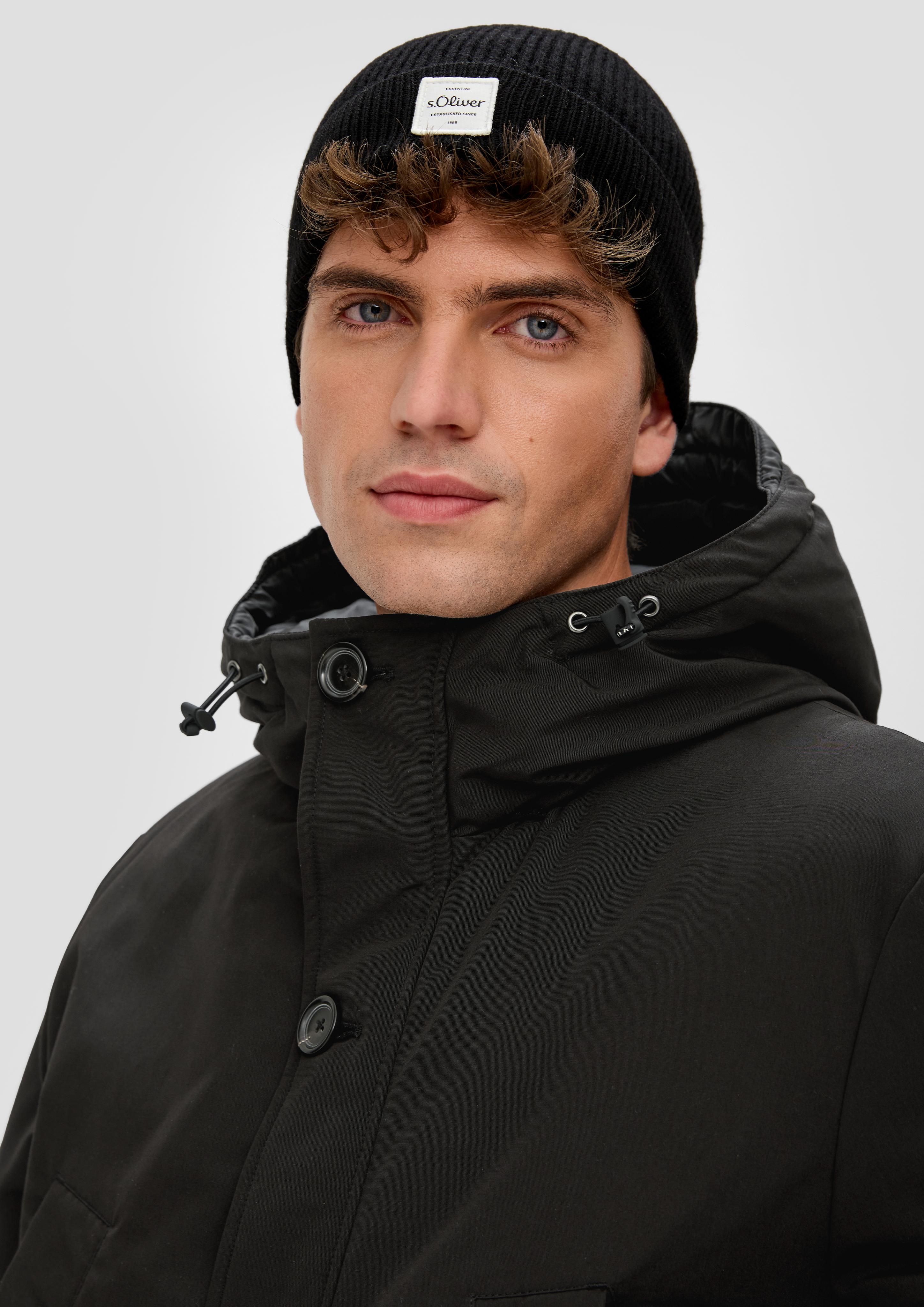 Jacke mit fixierter Kapuze  2132326-9999