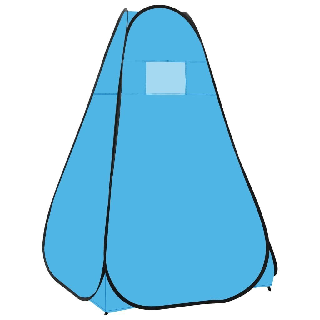 vidaXL Solardusche Pop-Up Duschzelt Blau