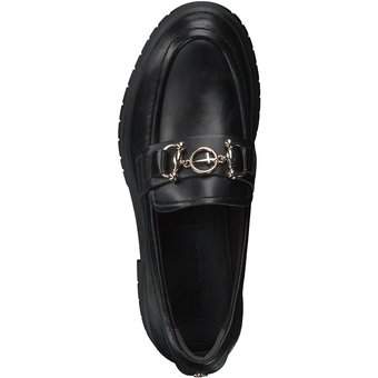 Tamaris Plateau Loafer in schwarz