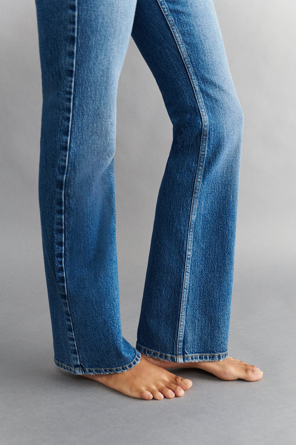 Full length flare jeans