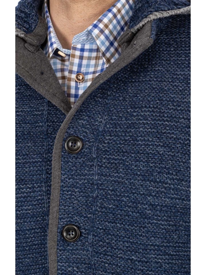 Spieth & Wensky Strickjacke NABOR in blau günstig kaufen
