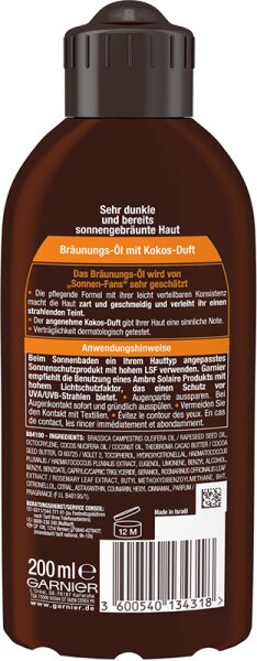 Garnier Ambre Solaire Ideal Bronze Bräunungs-Öl Selbstbräunungsöl
