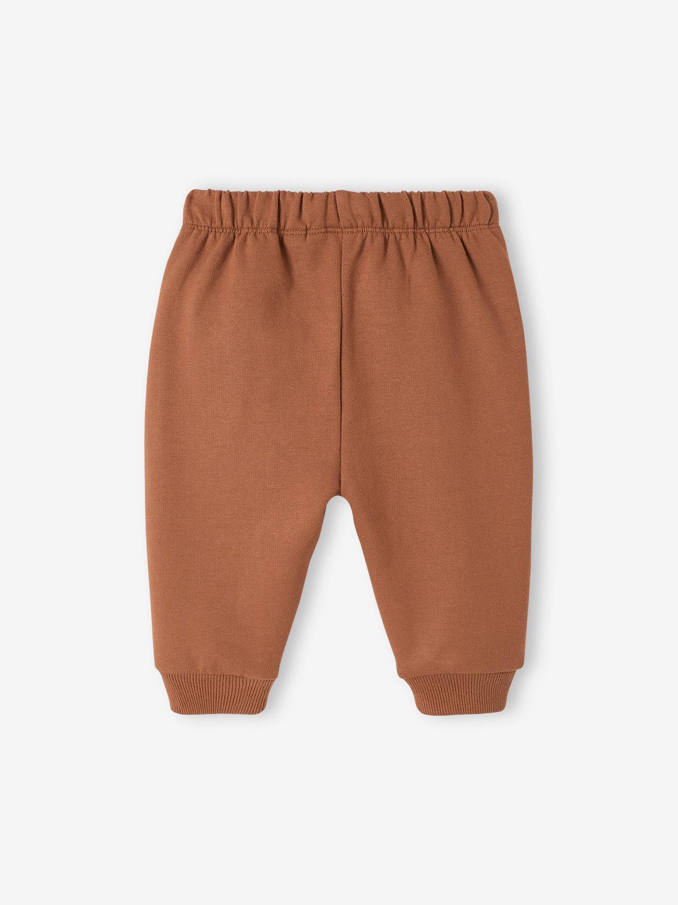 Pantalon Peanuts® Snoopy bébé en molleton chocolat