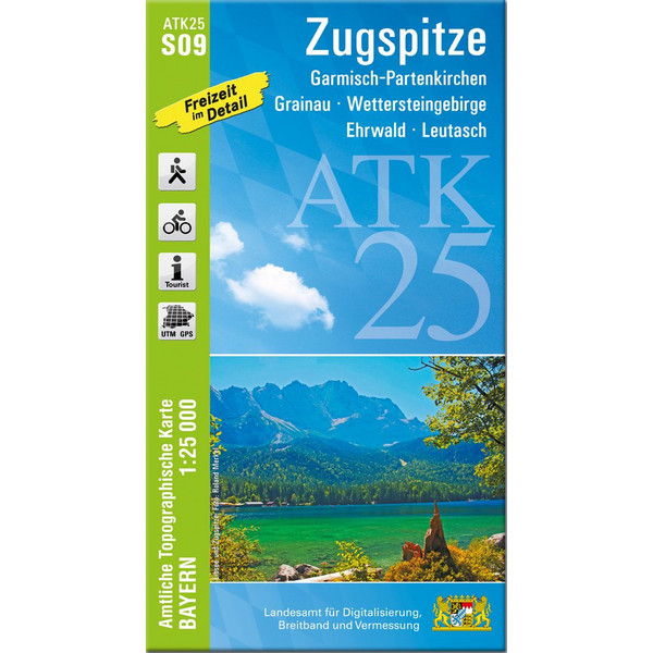 ZUGSPITZE 1:25 000 - Wanderkarte