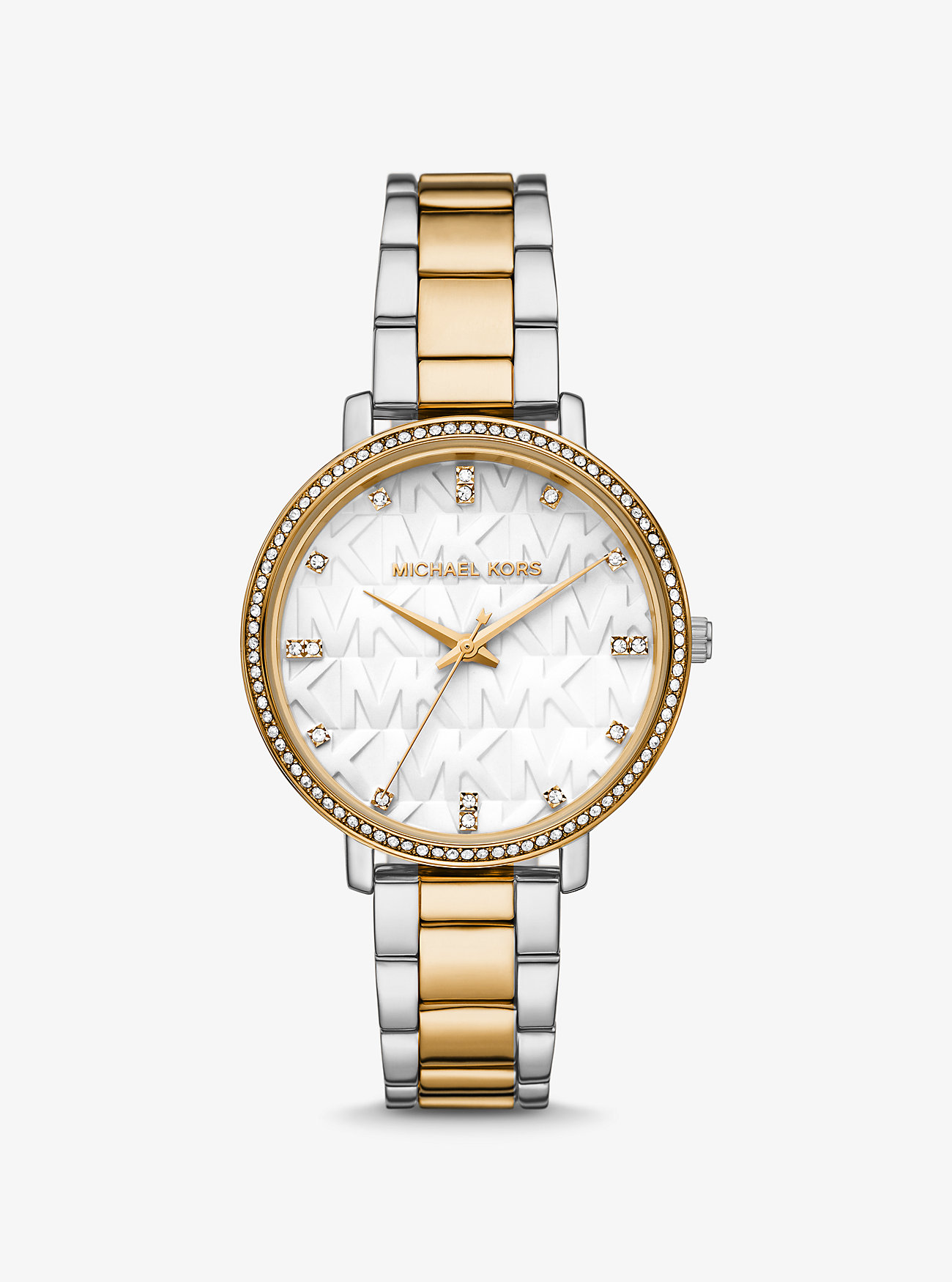 Orologio Pyper Pavé con logo bicolore - BICOLORE