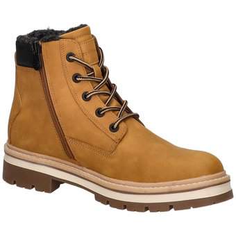 Tom Tailor Schnür Boots in gelb