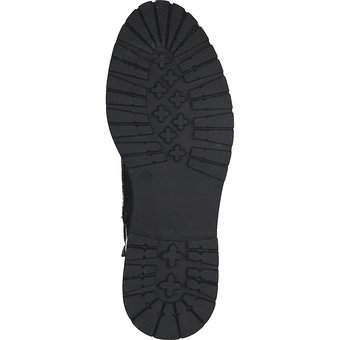 Tom Tailor Schnür Boots in schwarz