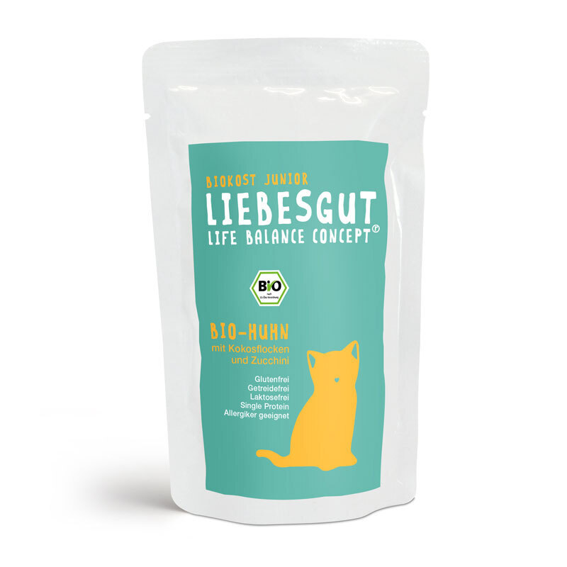 LIEBESGUT Nassfutter LIEBESGUT Biokost Junior 12x100g