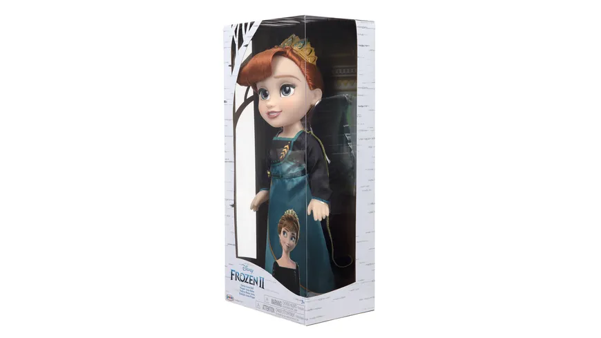Jakks Pacific - Die Eiskönigin 2 Königin Anna Puppe 35 cm mit Krone