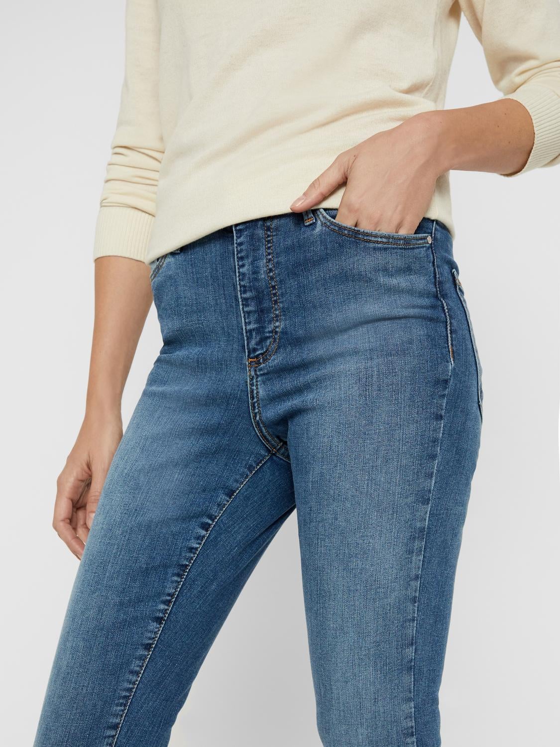 VMSOPHIA Hohe Taille Skinny Fit Jeans