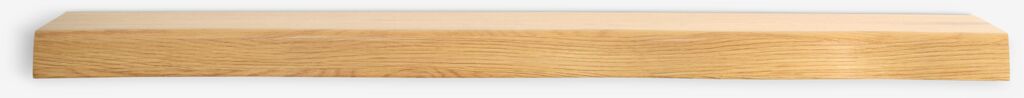 TERP 80x24 floating shelf with a natural oak edge