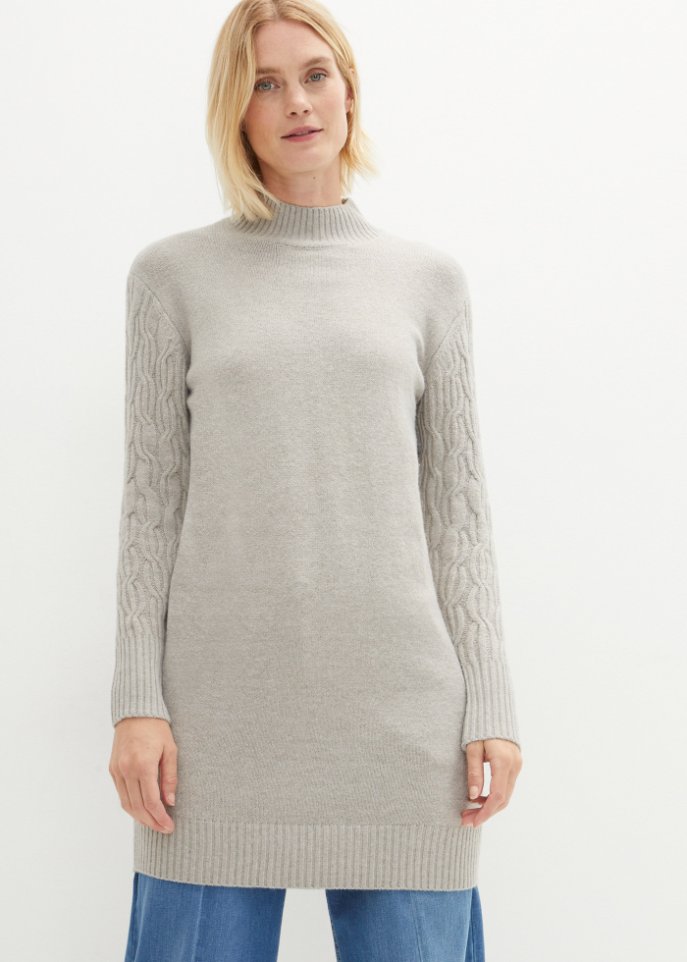Strickkleid mit Wollanteil