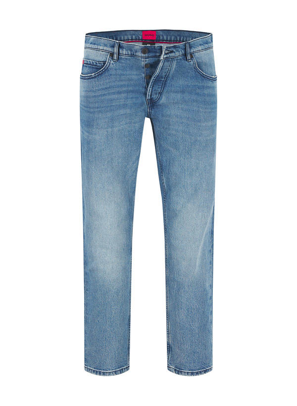 HUGO, Jeans 634, Tapered Fit, Baumwoll-Stretch, blau