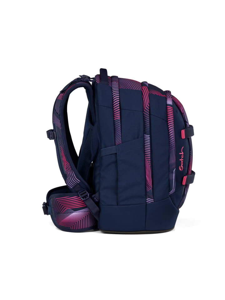 Satch Satch pack Schulrucksack Seismic Pink dunkelblau günstig kaufen onesize