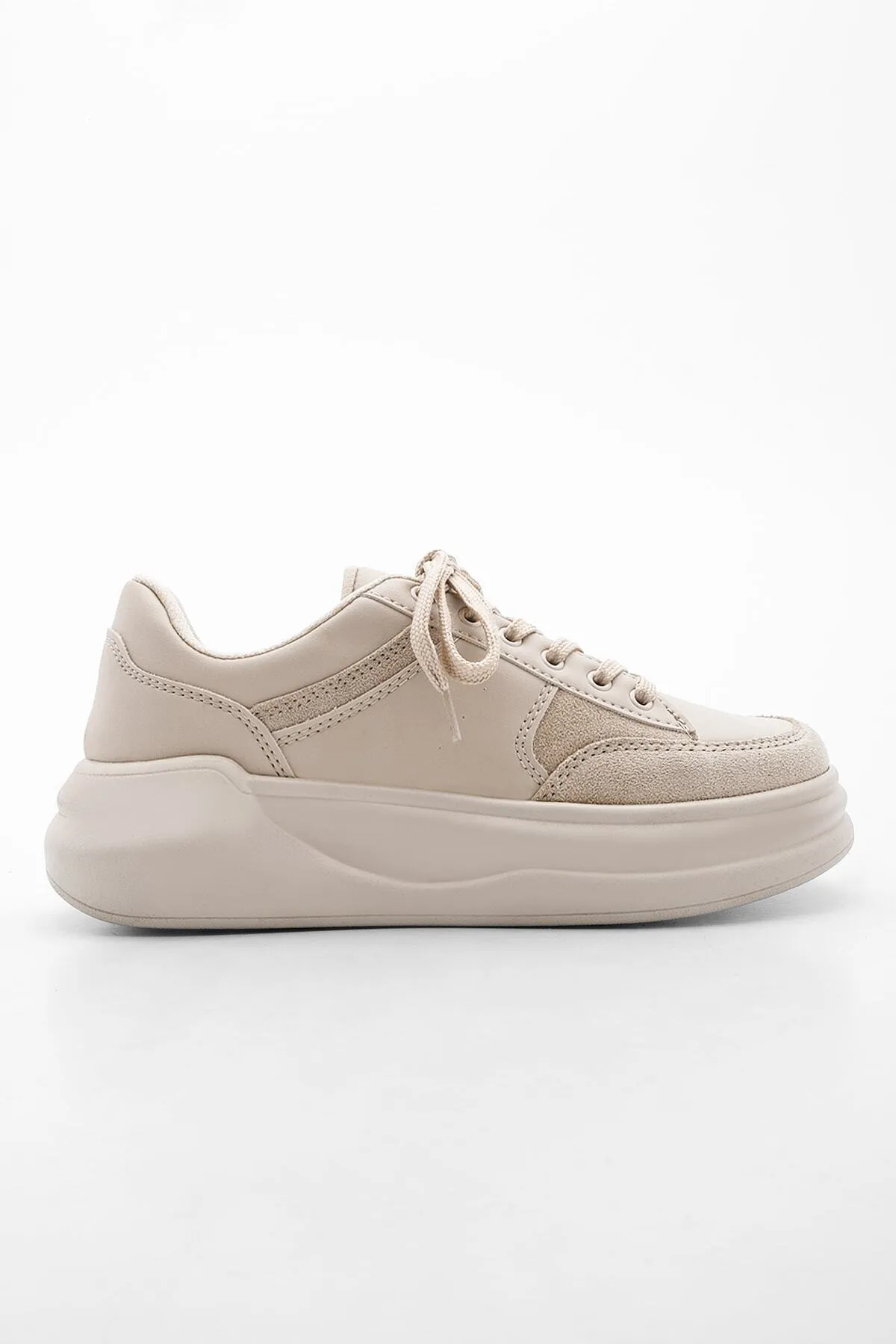 Marjin  Sneaker - Beige - Flacher Absatz