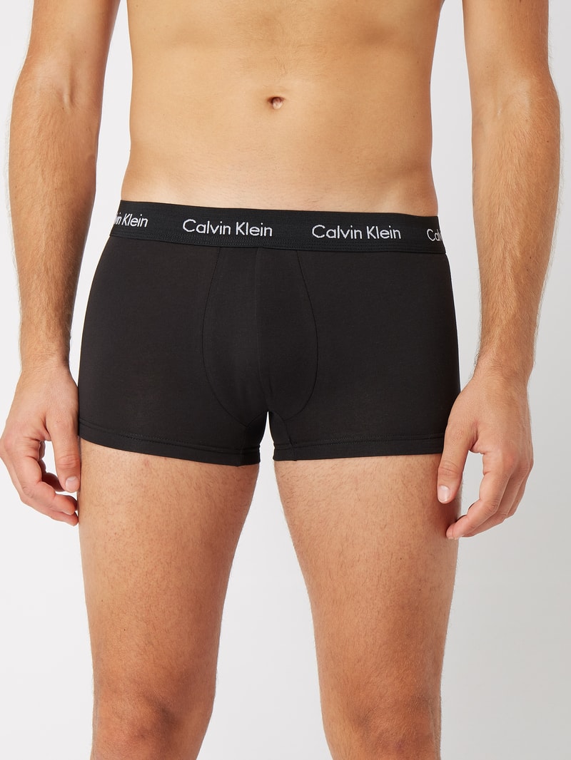 Trunks im 3er-Pack - kurzes Bein in schwarz