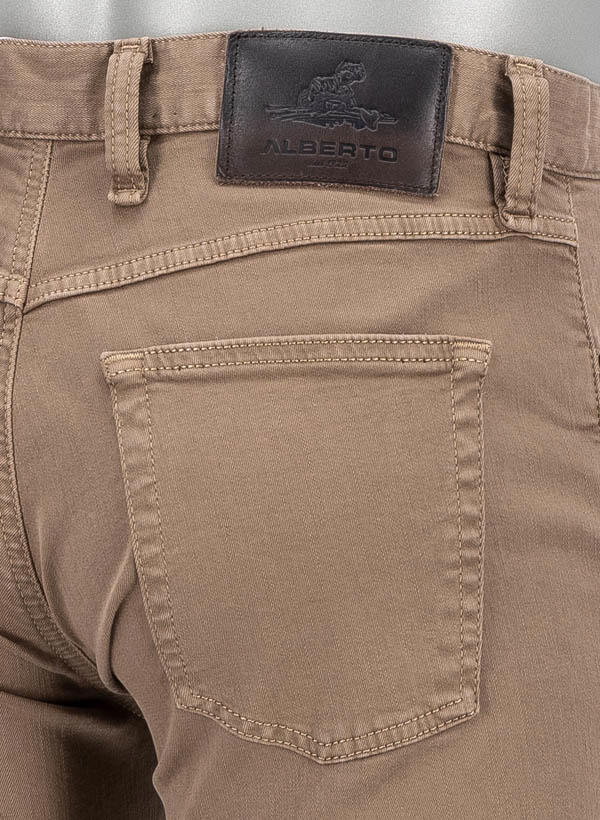 Alberto, Jeans Pipe, Regular Fit, Baumwolle T400®, beige