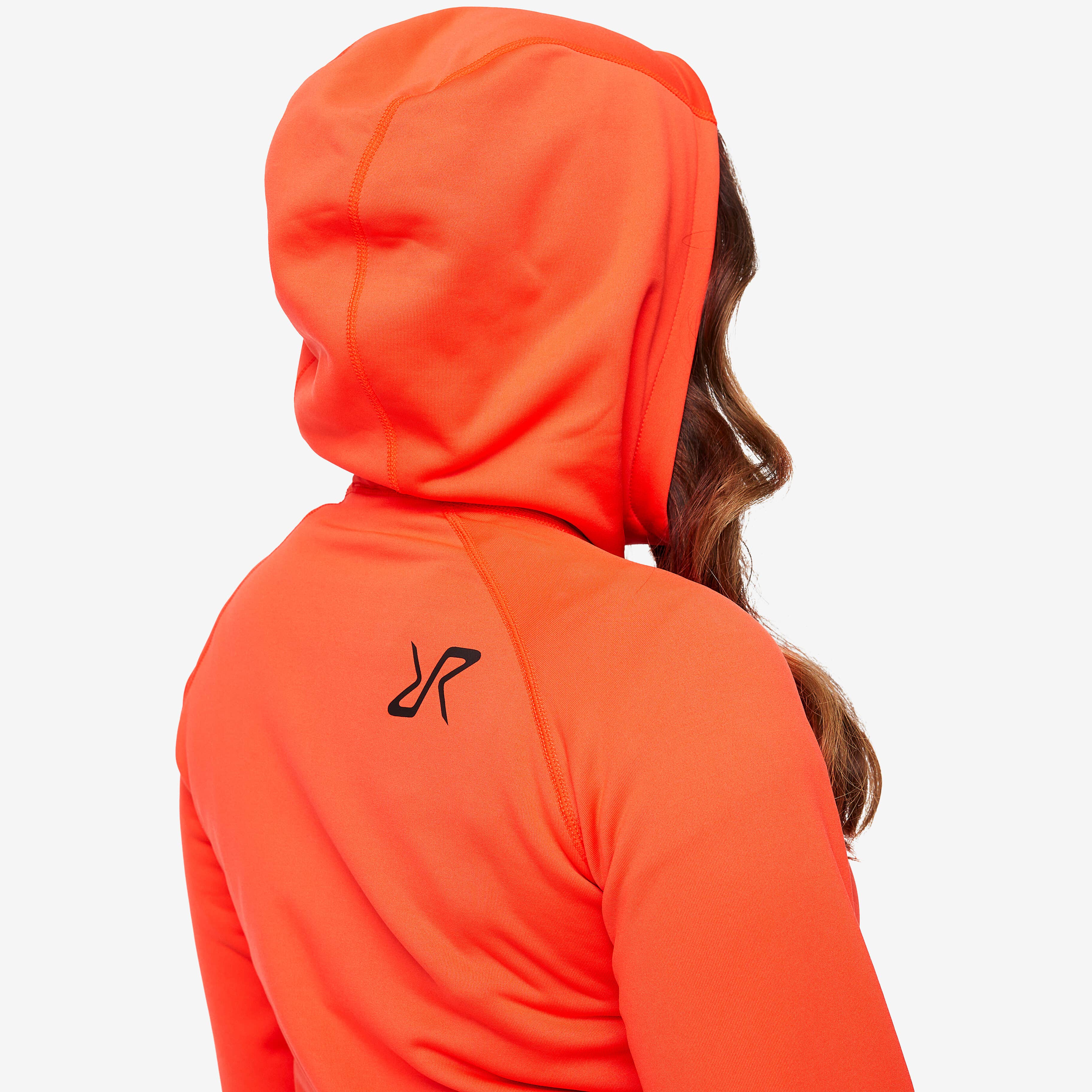 Illusion Hoodie Femme Mandarin Red