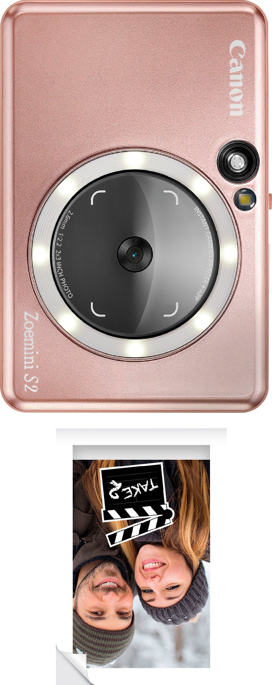 Canon Zoemini S2 Sofortbildkamera (8 MP, Bluetooth, NFC)