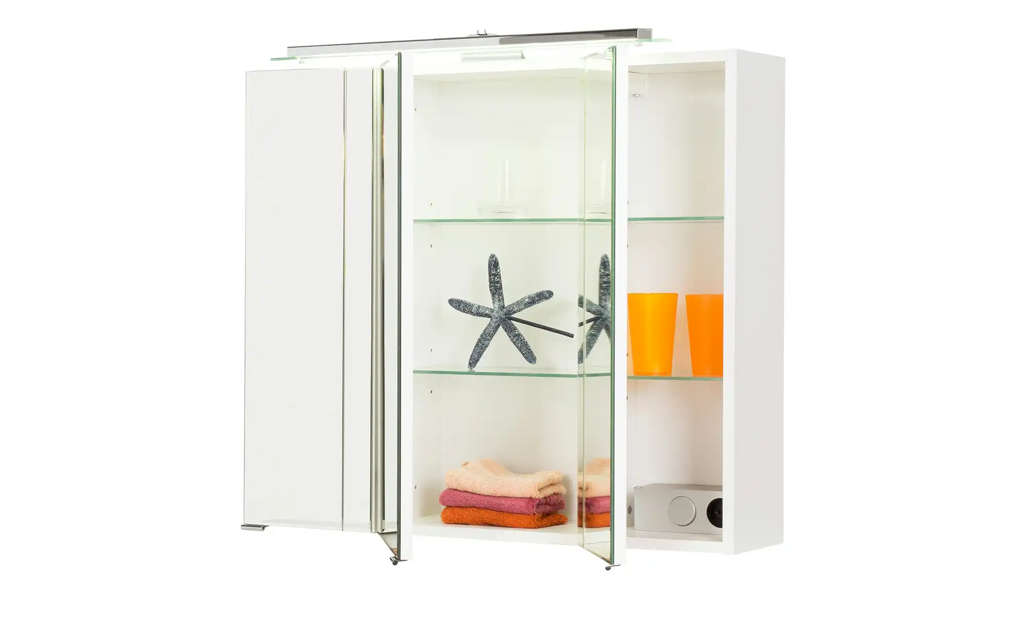 Spiegelschrank 3-türig weiß